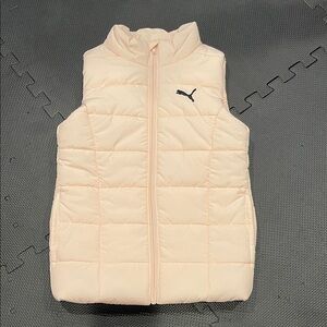 BRAND NEW Puma Kids Light Pink Puffer Vest